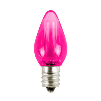 C7 SMD Clear Smooth Clear Dimmable LED Replacement Bulb