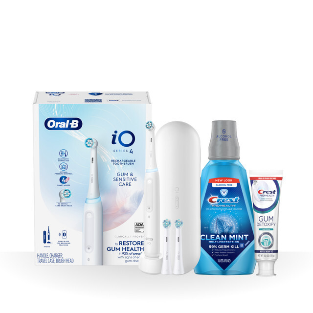 Oral-B + Crest Gum Care Bundle