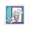 Celebration- "precoloured" Winnie winter celebration digital papercrafting download