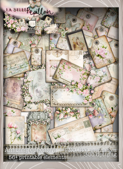 Belle Papillon Vintage AMAZINGNESS - Download Printables