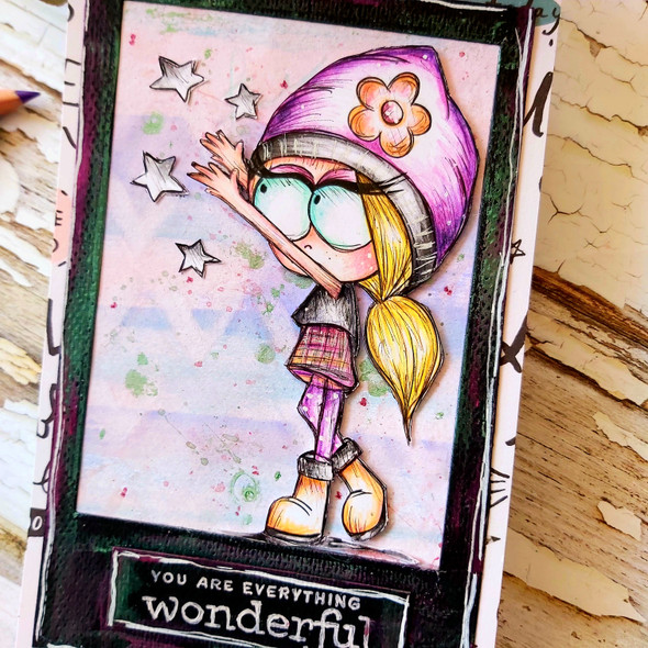 Reach for the Stars - Rebel -  cute printable craft digital stamp craft download