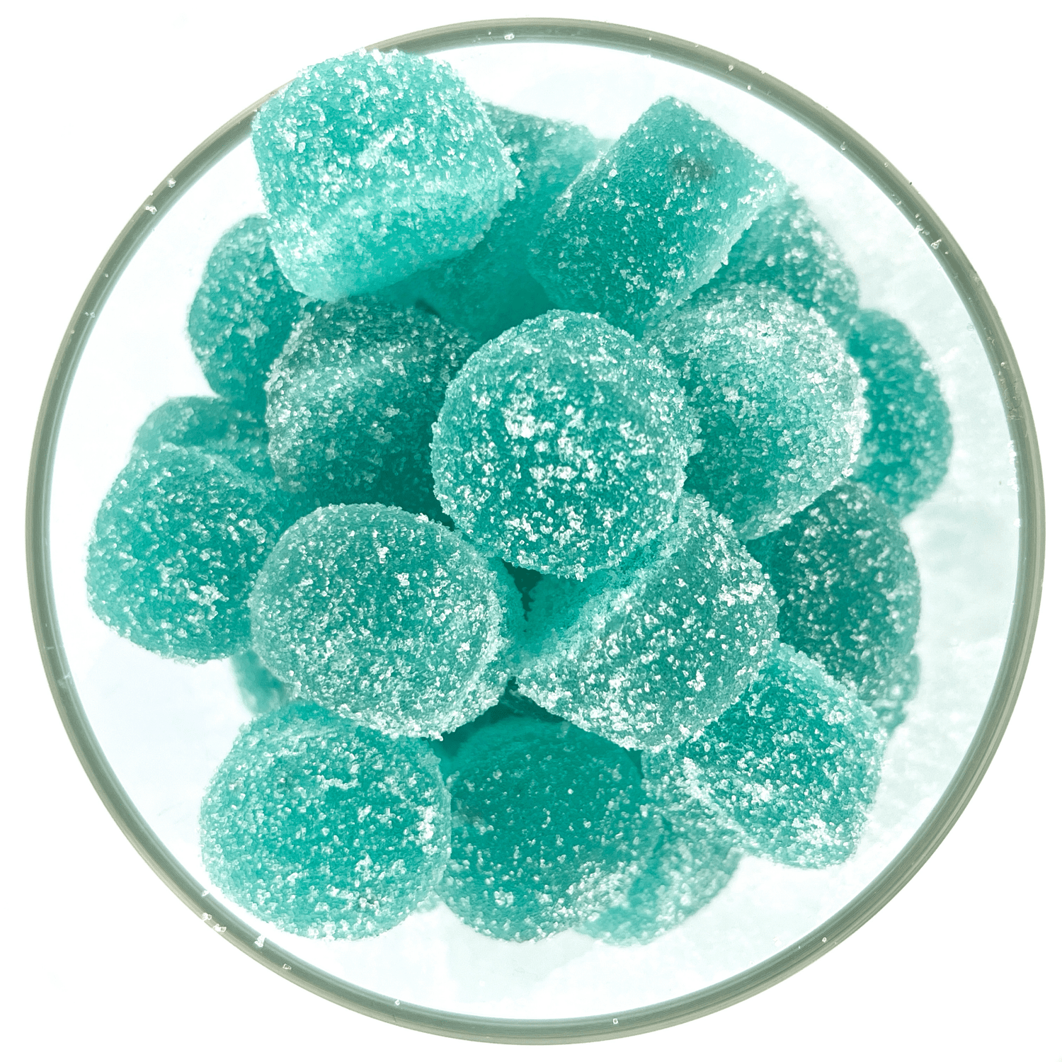"BlueRaz Slushy" Delta-9-THC D9 Gummies - 10mg each - 25ct