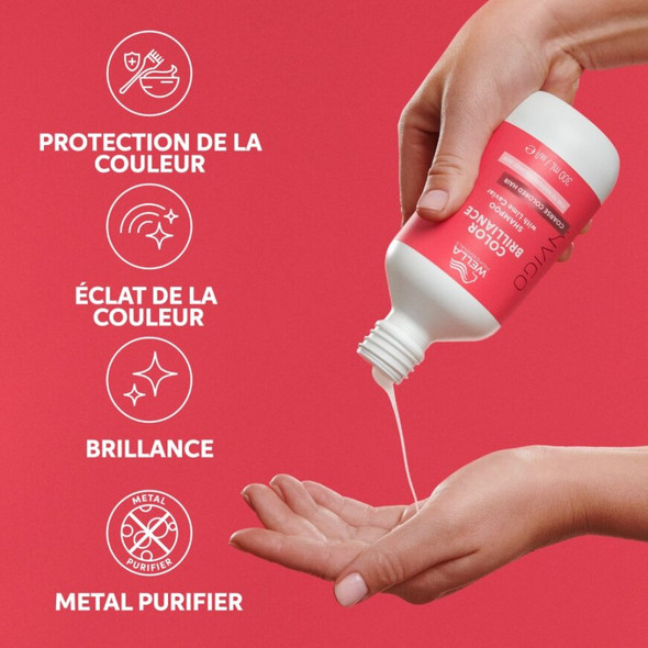 Shampooing Color Brilliance Cheveux Epais Invigo Wella 300ml