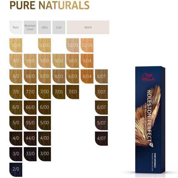 Coloration Koleston Perfect Me+ Pure Naturals Wella 60ml - hairStore.fr