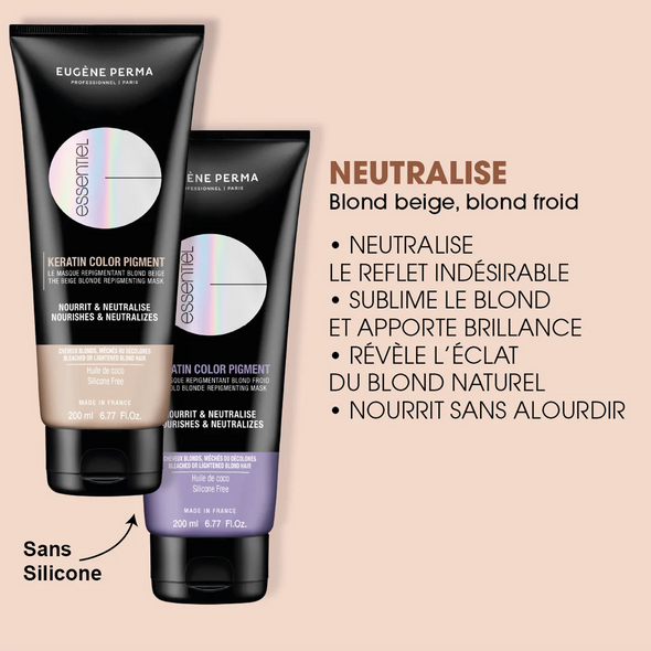 Masque Repigmentant beige Essentiel Eugène Perma 200ml- hairStore.fr