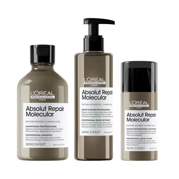 Routine réparatrice Absolut Repair Molecular L'Oréal Professionnel - hairStore.fr