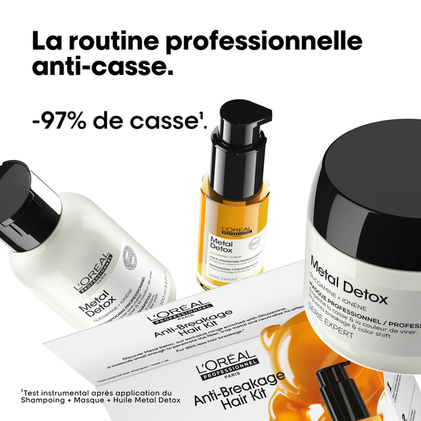 Kit Découverte Trio Metal Detox L'Oréal - hairStore.fr