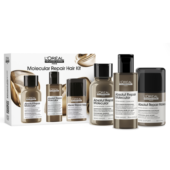 Kit Découverte Trio Absolut Repair Molecular L'Oréal Professionnel - hairStore.fr