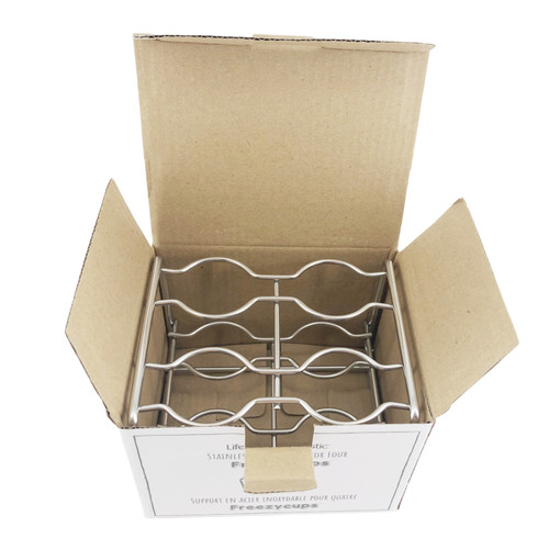 Stainless Steel Stand For Freezycups box open