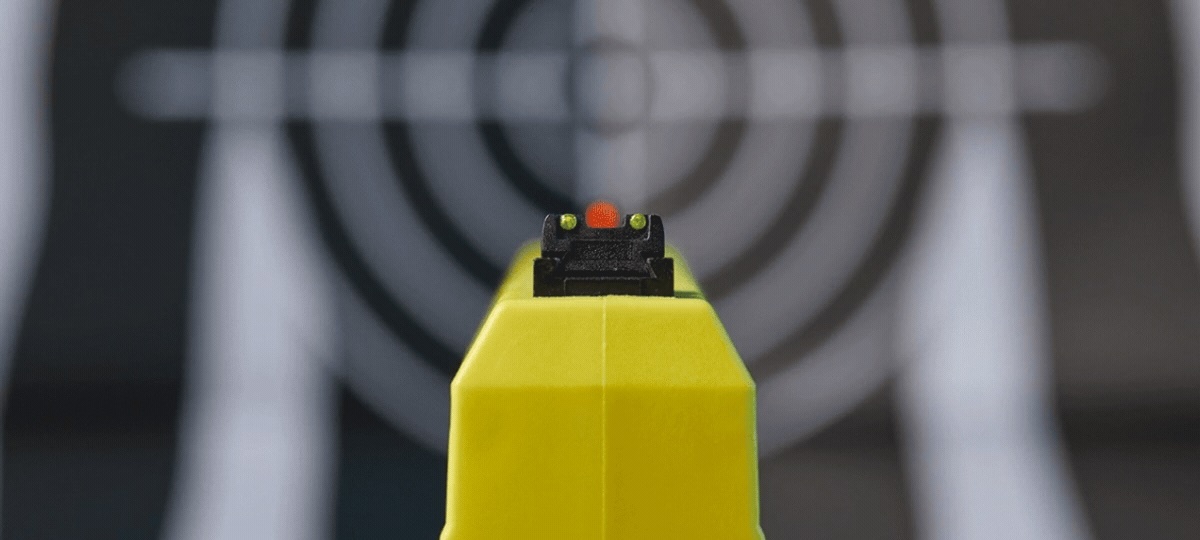 launcher aiming at target