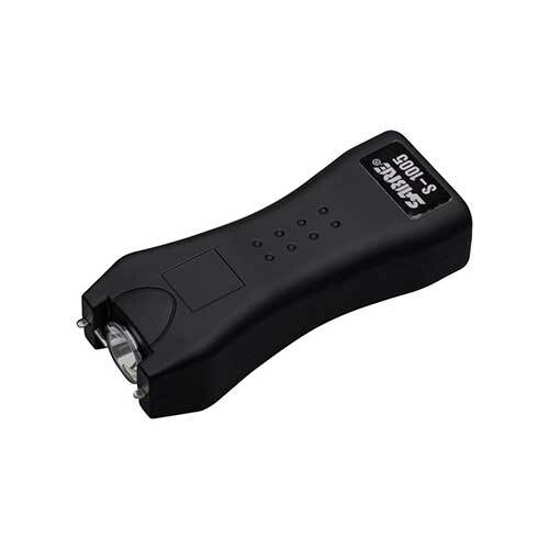 Hand-held stun device that also doubles as a flashlight