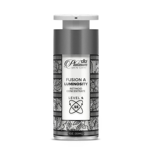 Fusion A Luminosity. Retinoid Concentrate 
Retinaldehyde (Retinal) - Hydroxypinacolone Retinoate (Granactive Retinoid) - All Trans Retinol  .55% strength. Strong OTC retinoid serum. antiaging serum