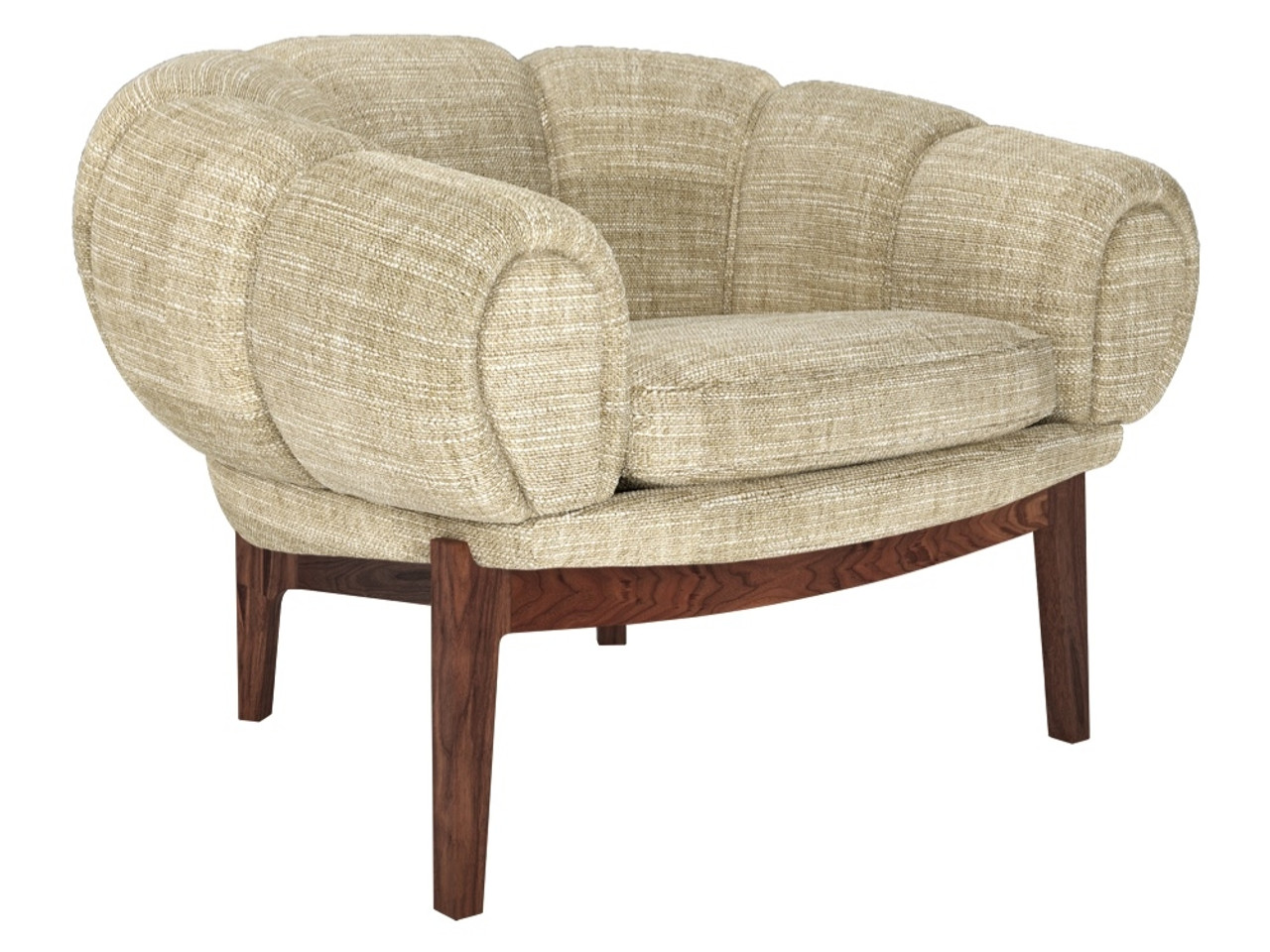 Gubi Croissant Lounge Chair by Illum Wikkelsø