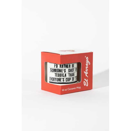 El Arroyo Coffee Mug 16oz - Shot of Tequila