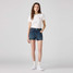 The Levi's Women's 501 Original High Rise Shorts in Dark Wash