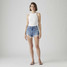 The Levi's Women's 501 Original High Rise Shorts in Medium Wash