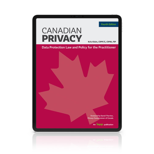 Canadian Privacy Fourth Edition Digital