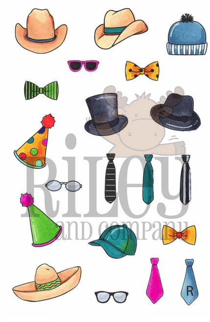 Dress Up Riley - Starter Accessories Clear Stamp Set