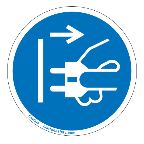 Disconnect Main Plug Label (IS6032-)
