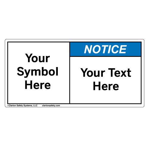 Custom Notice Label