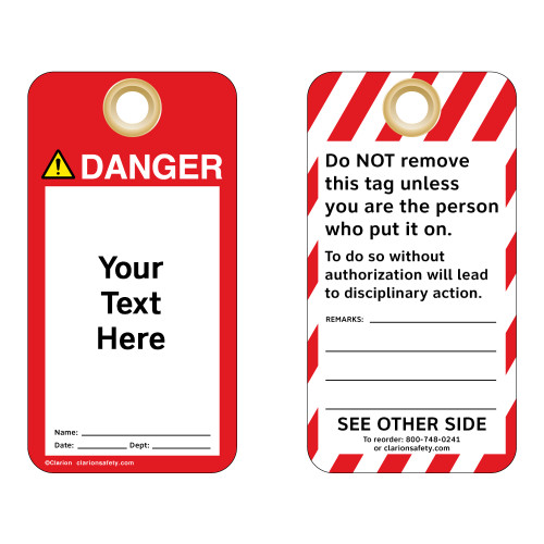 Custom Danger Tag